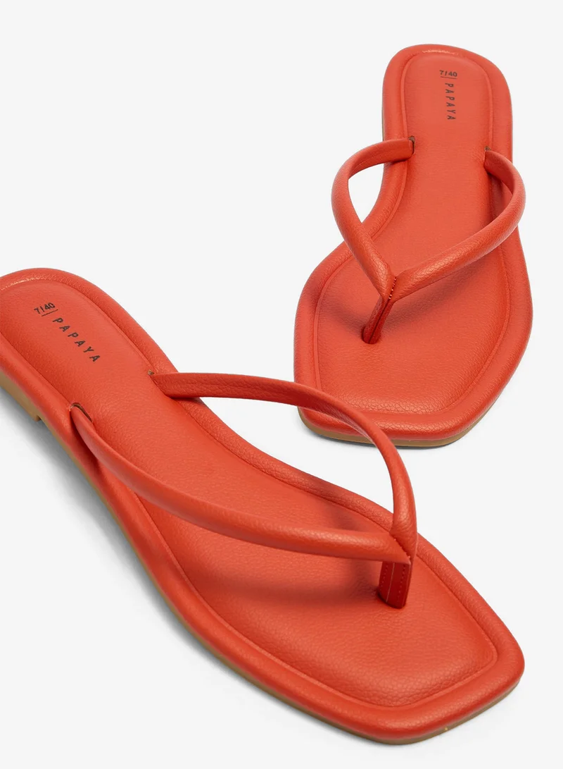 ماتلان Orange Toe Post Sandals