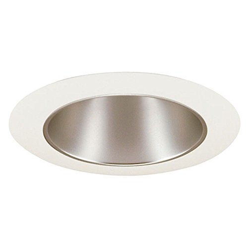 Juno Lighting 17HZ-WH 4-Inch Aluminum Recessed Trim, Haze with White Trim - Image 4