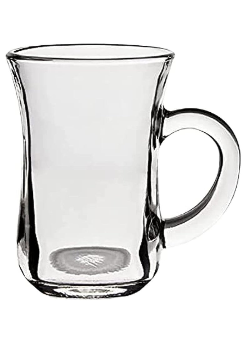 Generic - One-piece clear glass tea cup - Image 1