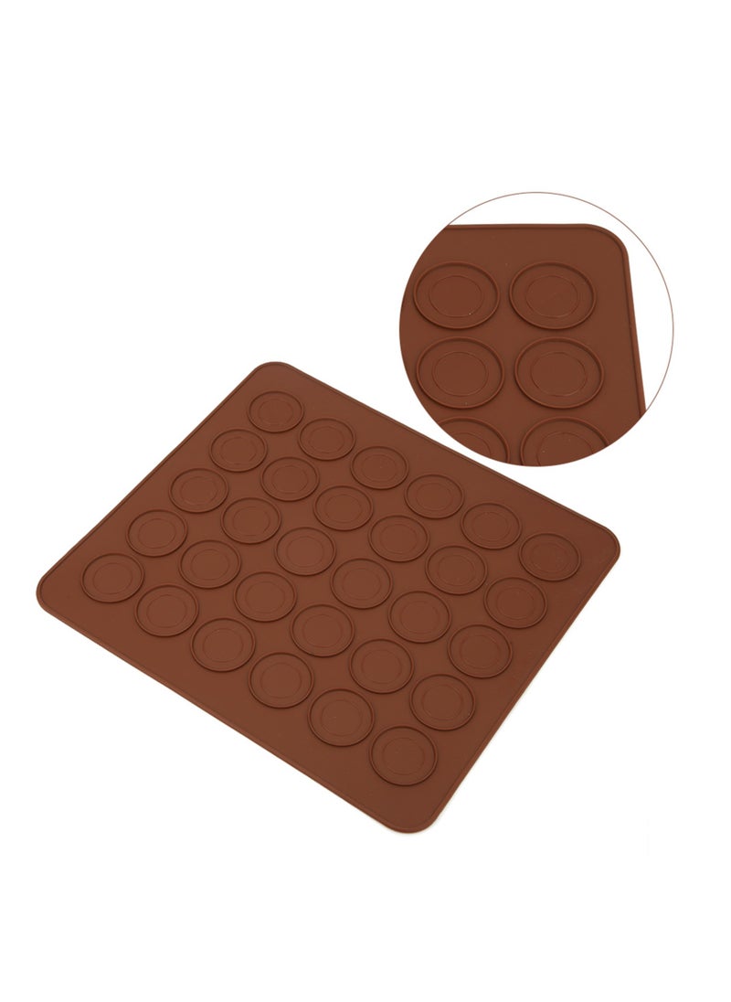2Pcs Macaron Silicone Mat Baking Silicone Mat