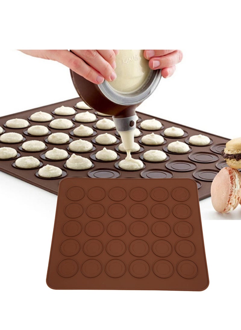 2Pcs Macaron Silicone Mat Baking Silicone Mat