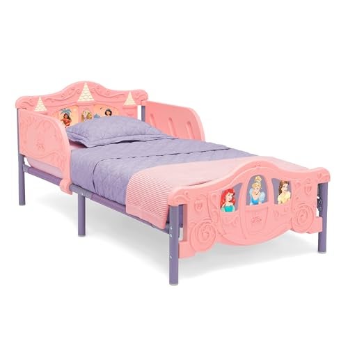 Delta CHILDREN Delta Children Disney Princess 3D Toddler Bed Pink