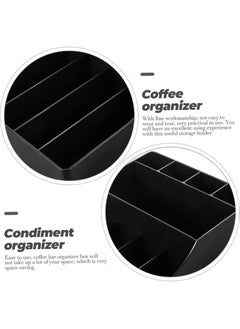 XiuWoo Multi Function Straw Rack Storage Box Coffee Condiment Organizer Tea Bag Holder  - Image 4