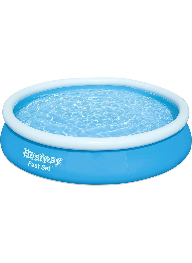 Bestway Fast Set Swimming Pool Family Paddling Pool For Kids And Adults 366x76cm  - Image 1