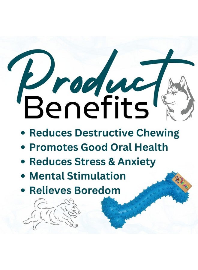 Western Era Spiky Chew Buddy Toy: Safe And Durable Rubber Toy For Dogs And Cats, Promotes Healthy Chewing Habits, Ensures Hours Of Fun And Entertainment For Your Beloved Pet - Image 2