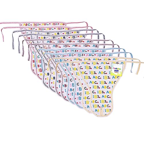 Toddylon Baby Products New Born Baby Clothes | Cloth Diapers | Langots | Nappies | Cotton | Reusable | Washable | Nappy (0-6 Months, Pack of 10) - Image 1