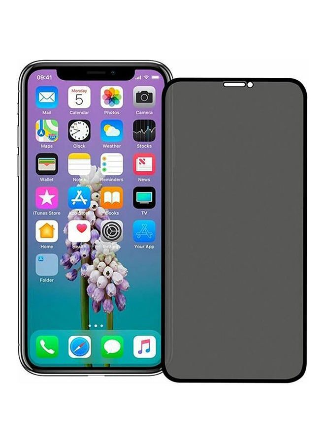 IAF Privacy Tempered Glass Screen Protector For Apple iPhone 11 Pro Max Clear/Black