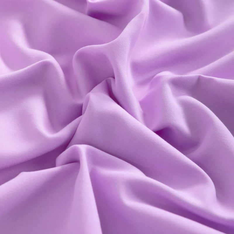 NTBAY King Pillowcase Set - 2 Pack Brushed Microfiber 20x40 Pillowcases - Soft  Wrinkle-Free  Fade-Resistant  Stain-Resistant  Light Purple Pillowcases with Envelope Closure - 20x40 Inches - Image 4