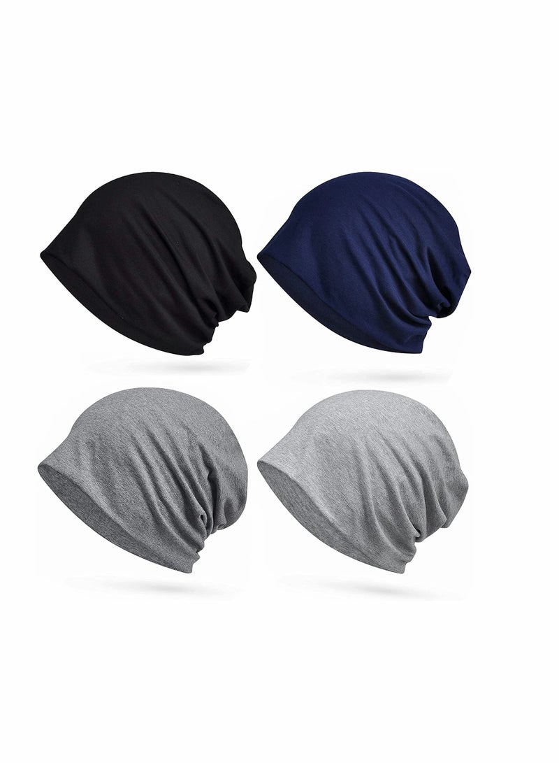 Summer Cotton Casual Hip-Hop Hats for Men & Women, Lightweight & Soft Running Caps (4 Pack) - Image 1