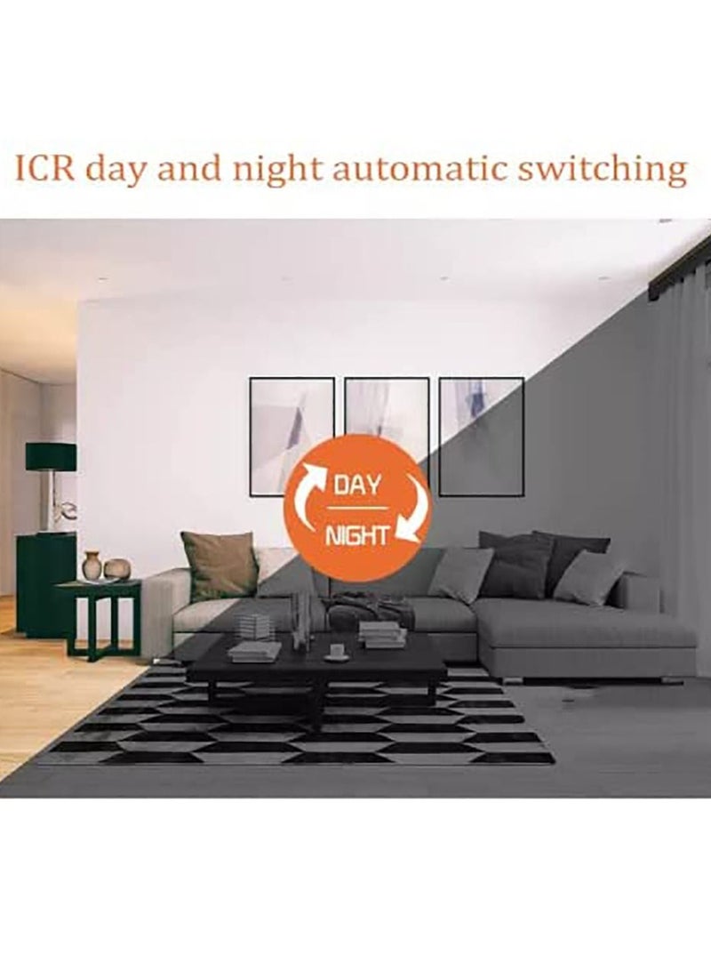 كروني كاميرا WIFI لاسلكية 1080 بكسل مع رؤية ليلية - أبيض - Image 5