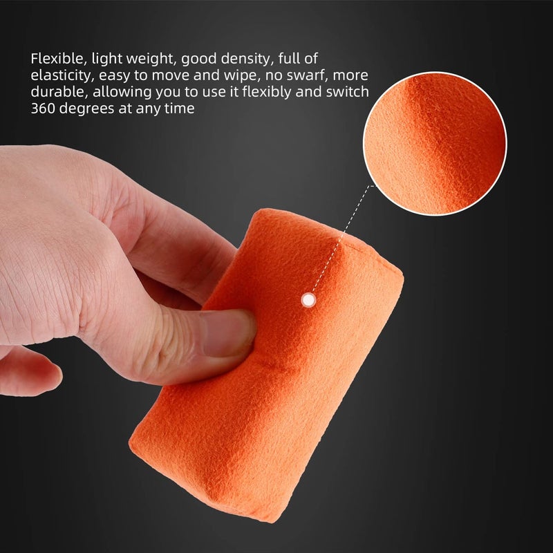 SPTA Microfiber Applicator Pad, Car Detailing Suede Sponge Applicator, 10Pcs Coating Sponge Pads for Cars, Ceramic Spray Coating, Applying Wax, Sealants & Other Conditioners - Image 3