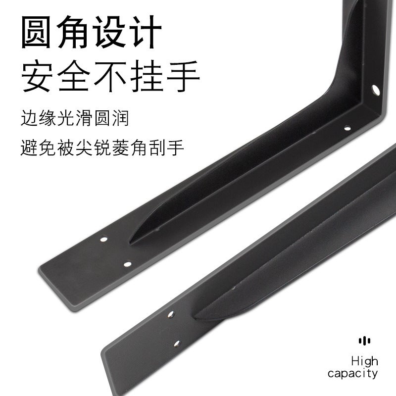 Thickened Iron Tripod Bracket Bracket Wall Support Partition Shelf Wall Board Support Load-Bearing Tripod - Image 4