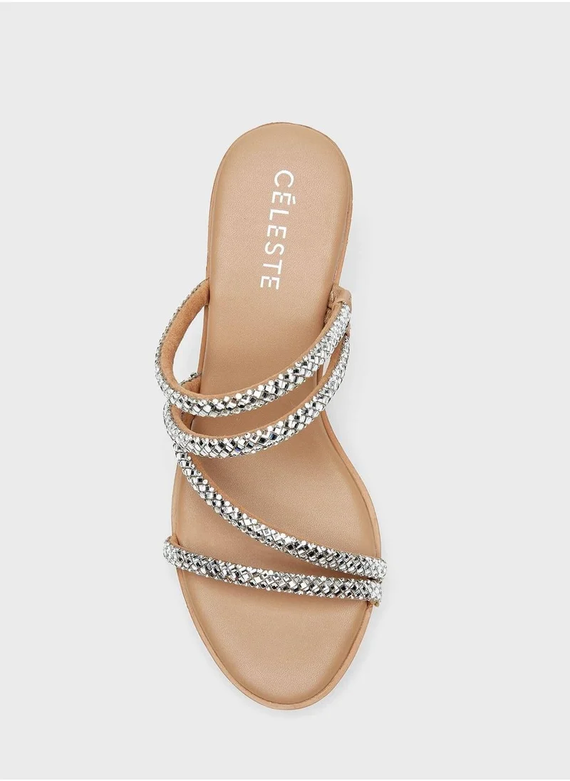 Celeste Multi Strap High Heel Sandals