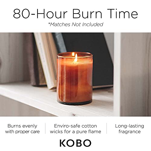 KOBO Stoneflower Scented Candle (15 oz) | 100% Pure Soy Wax Candles | Jar Candle Hand-Poured in USA | All Natural, Long Lasting 100 Hour Burning Candles | Scented Candles for Home - Image 4