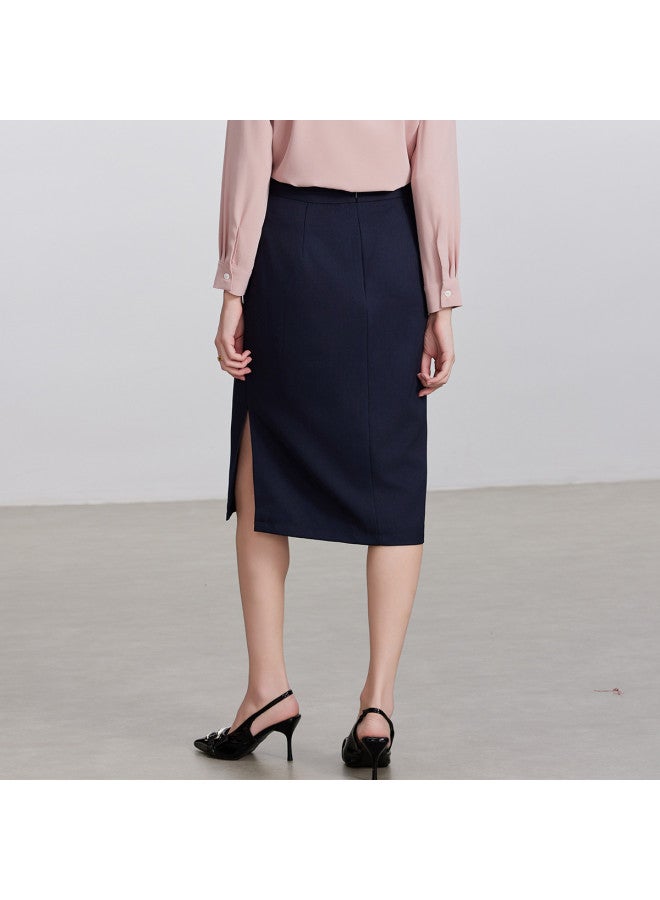 Fapai Elegant Commuting Half-skirt Business Professional Casual Versatile Easy-care Suit Skirt Women - Image 3