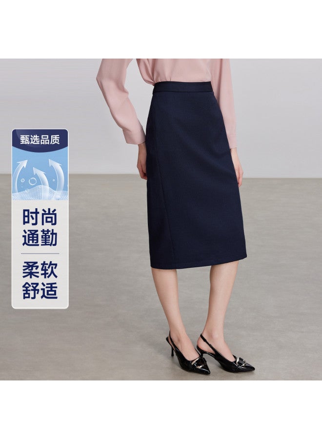 Fapai Elegant Commuting Half-skirt Business Professional Casual Versatile Easy-care Suit Skirt Women - Image 2