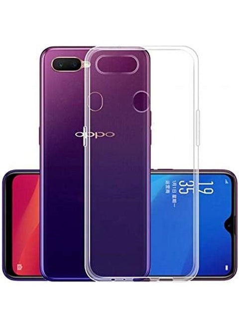 Back Protective Case Silicone Ultra Thin Clear Cover for Oppo F9/A5s/A7