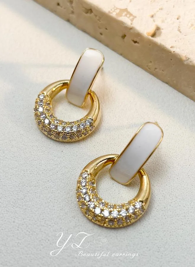 Take Two  Embellished Dangle Earrings for Women | Best Price UAE