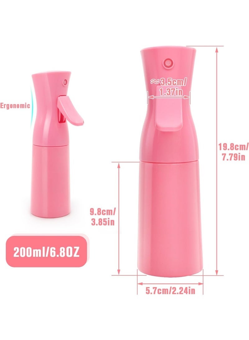 زجاجة بخاخ شعر فارغة متعددة الاستخدامات زجاجة بخاخ مياه مستمرة للشعر المجعد 200مل - Image 4