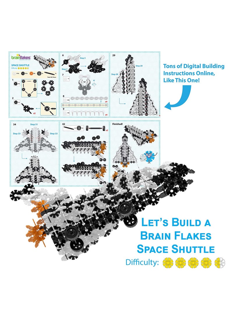 Brain Flakes Viahart Brain Flakes Car Vehicle Building Toy Set | 24 Pieces | Interlocking Plastic Disc | STEM Toy | Building and Construction Set | Educational & Learning Toys For Kids, Children | Plastic - Image 5