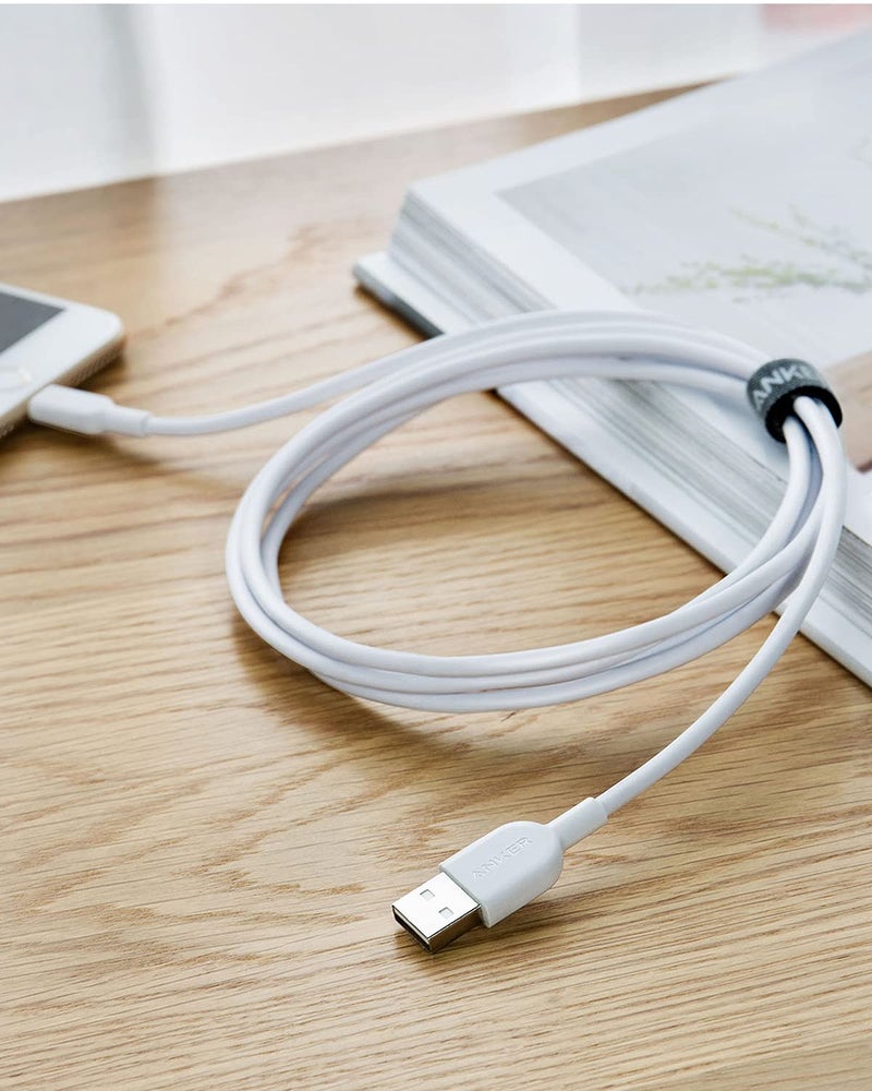 Anker Powerline II Lightning Cable (6ft), Probably The World's Most Durable Cable, MFi Certified for iPhone 14 Plus 14 14 Pro Max 13 13 Pro 12 11 X XS XR 8 8Plus 7 7Plus 6 6Plus (White) - Image 5