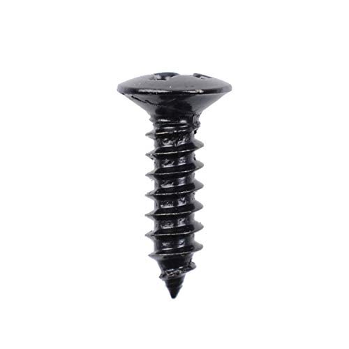 SAPHUE 3MM Electric Guitar Bass Pickguard Screws Pick Guards Scratch Plate Mounting Screws for Fender Strat ST Tele TL Stratocaster Telecaster Gibson LP Les Paul SG Guitar Pack of 50 (Black) - Image 5