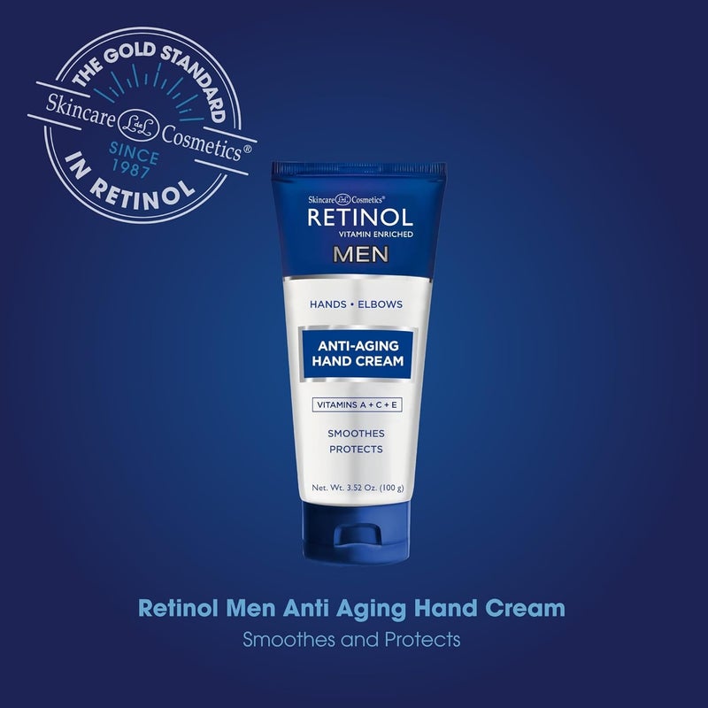 Retinol Anti-Aging Hand Cream â€“ The Original Retinol Brand For Younger Looking Hands â€“Rich, Velvety Hand Cream Conditions & Protects Skin, Nails & Cuticles (Men's) - Image 3