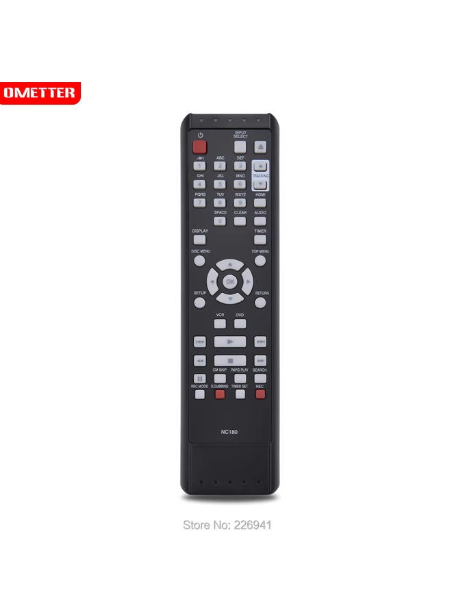 NC180 NC180UH DVDR VCR Combo Remote Control Replaced fit for Funai DVD Recorder ZV427FX4A ZV427FX4 ZV427FX4 A Remote Controller
