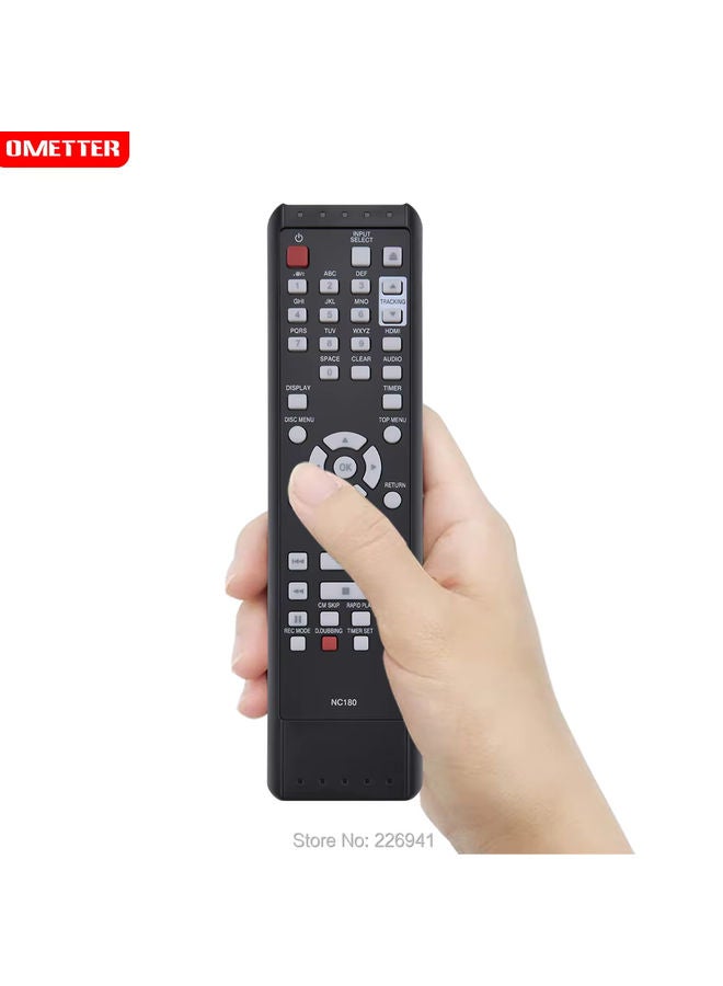 NC180 NC180UH DVDR VCR Combo Remote Control Replaced fit for Funai DVD Recorder ZV427FX4A ZV427FX4 ZV427FX4 A Remote Controller