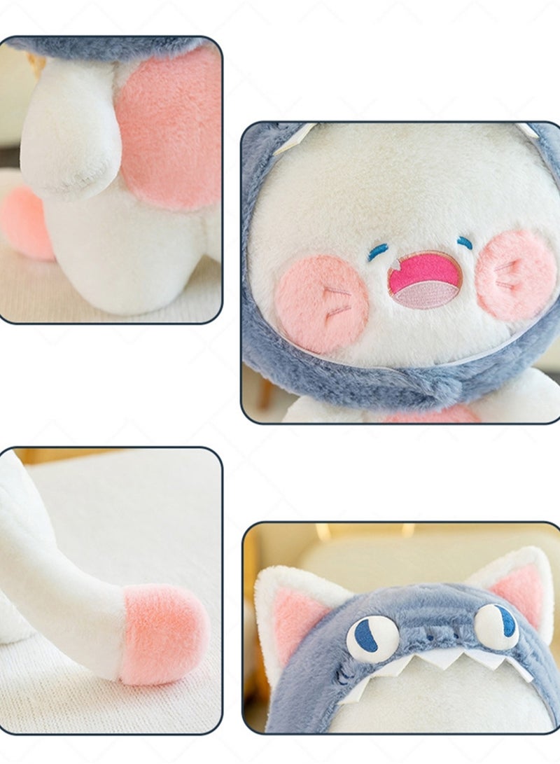 Cartoon Shark Cat Doll Doll Funny Hat Plush Toy Rag Doll Toy  - Image 2