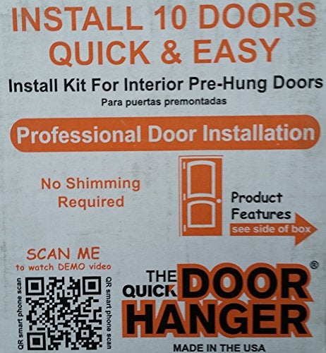 The Quick Door Hanger The Original Door Bracket (10 Door Install Pack), Complete Hassle-Free Door Installation Kit | Patented - Image 5