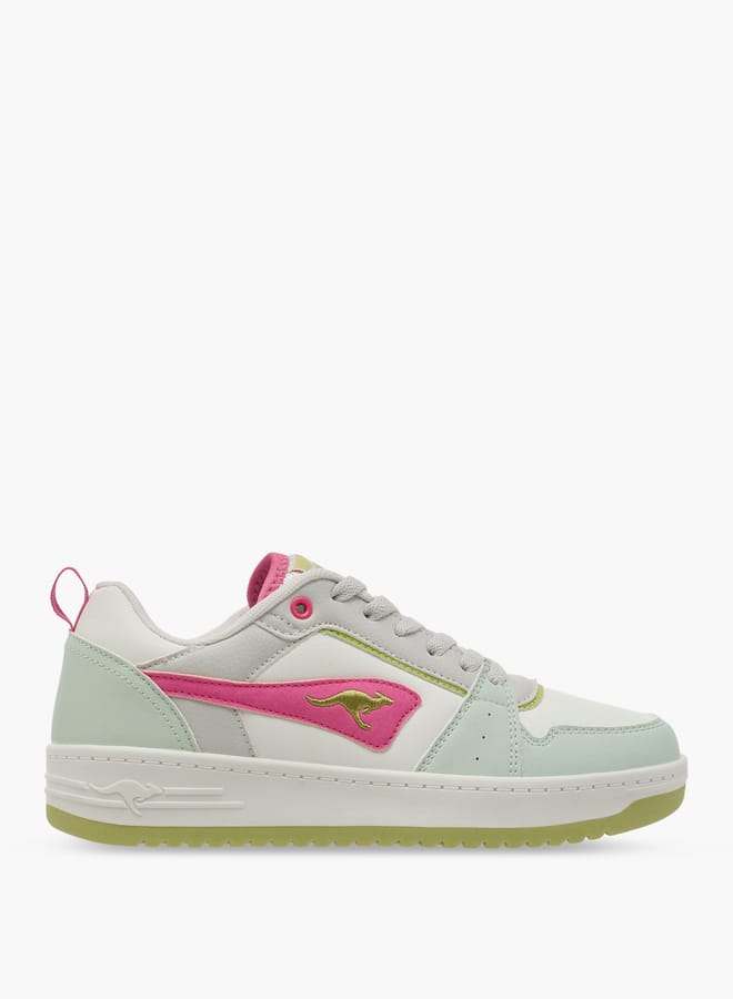 kangaROOS Women's Panelled Sports Shoes With Lace-Up Closure - Image 3