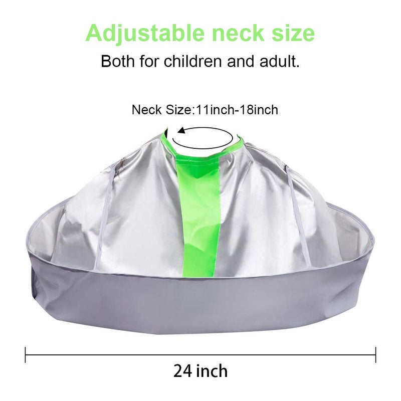 SZHSTC Professional Hair Cutting Cape Salon Barber Cape Waterproof Haircut Umbrella Catcher Hairdresser Gown Apron Men Women Hairdressing Supplies - Image 2