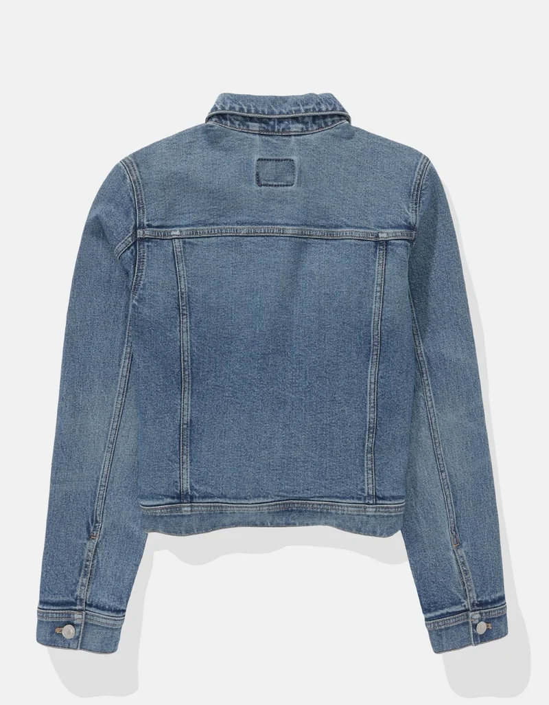American Eagle  AE Strigid Classic Denim Jacket for Women | Best Price UAE