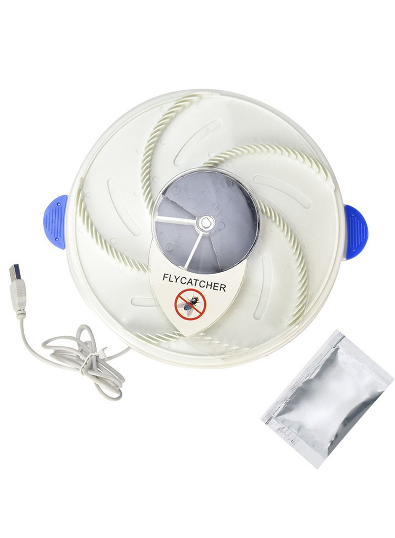 CABINA HOME Automatic Fly Trap Box Home Kitchen USB Rechargeable Fly Catching Automatic Fly Trap Box Rotating Fly Trap Box - Image 1