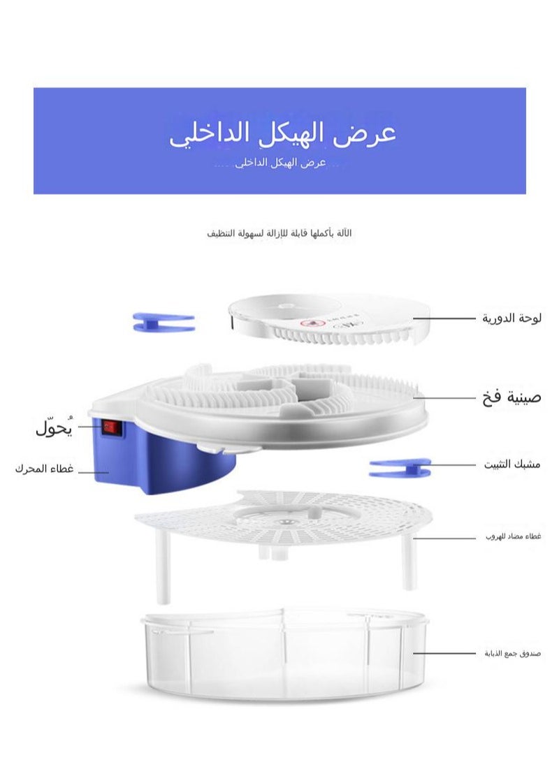 CABINA HOME Automatic Fly Trap Box Home Kitchen USB Rechargeable Fly Catching Automatic Fly Trap Box Rotating Fly Trap Box - Image 4