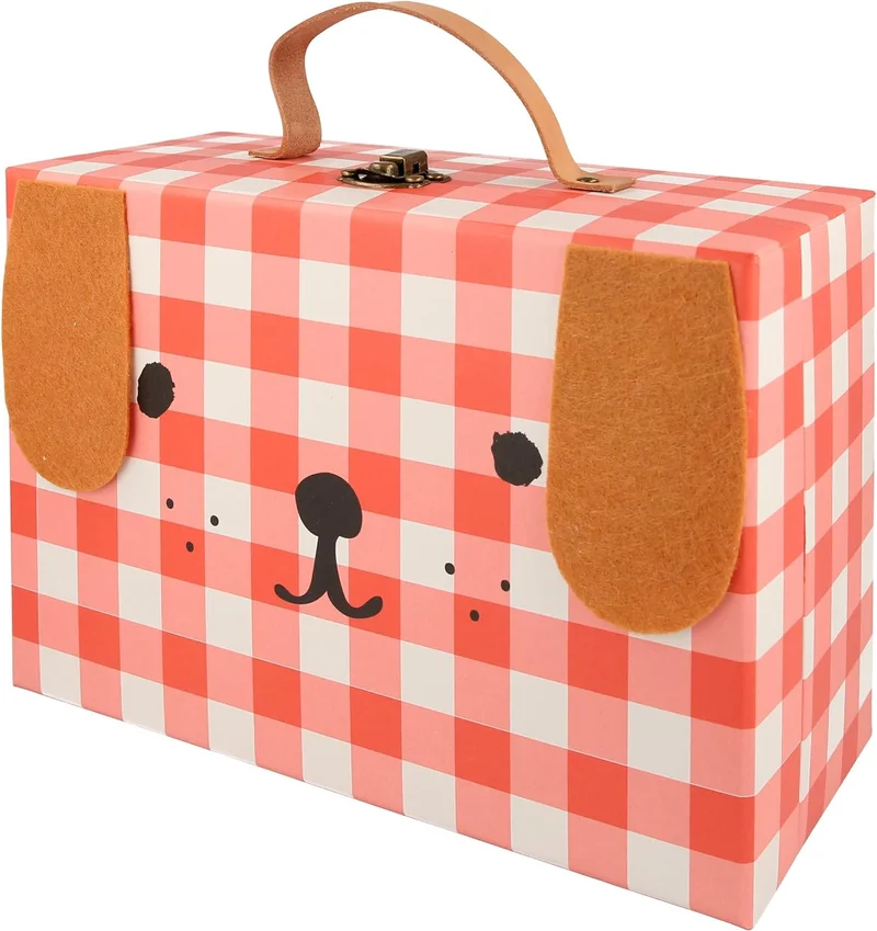 ميري ميري Wooden Dog Advent Calendar Suitcase