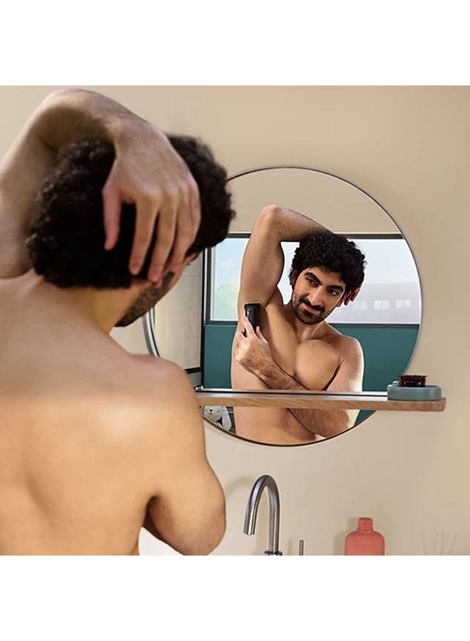 Philips Body Groomer BG5480/15 | Trim And shave body hair | 100% waterproof | Close, smooth results | Foldable back attachment for hard-to-reach areas | 2/3/5 mm combs | Up to 100 min cordless - Image 5