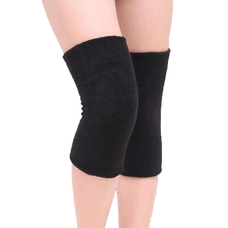 FakeFace Elder Women Thermal Knee Braces Leg Warmers Winter Warm Rheumatic Arthritis Knee Sleeves Protector Wraps Pads for Outdoor Sports Motorcycle Ski Cycling - Image 1