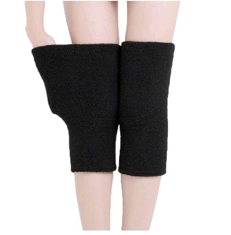 FakeFace Elder Women Thermal Knee Braces Leg Warmers Winter Warm Rheumatic Arthritis Knee Sleeves Protector Wraps Pads for Outdoor Sports Motorcycle Ski Cycling - Image 3