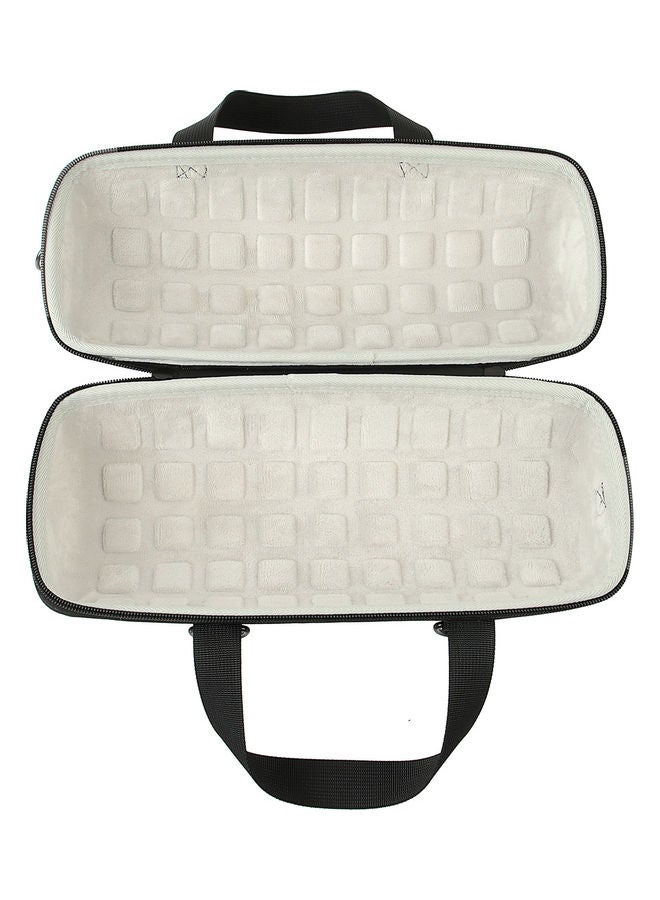 NIBEMINENT Bluetooth Speaker Carrying Protective Case White/Black - Image 1