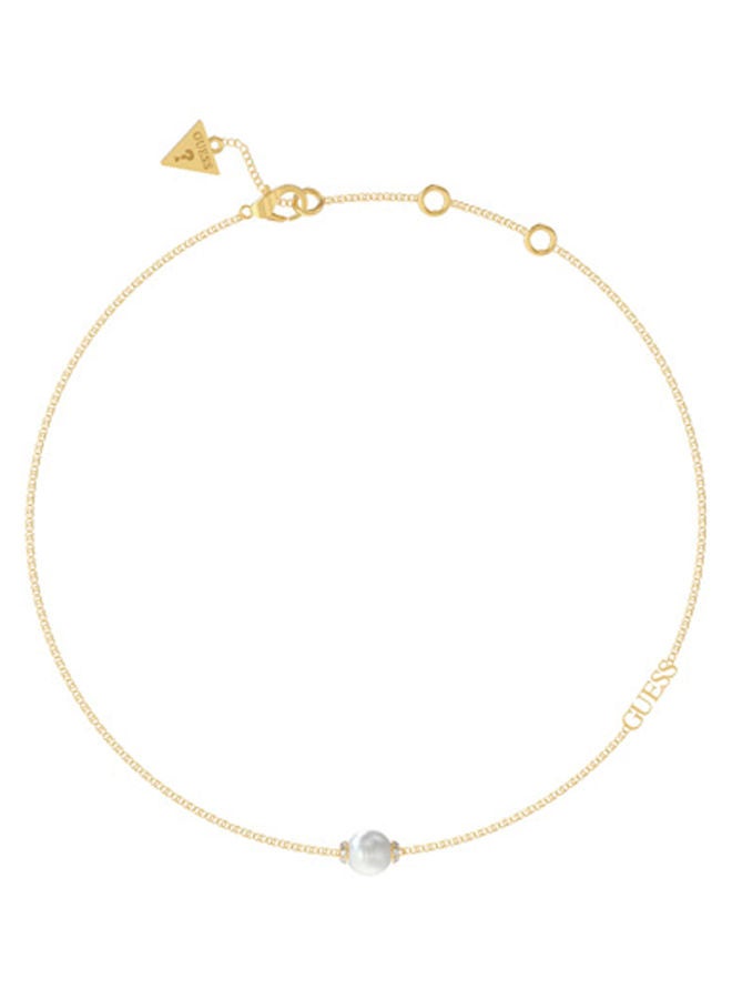 GUESS Central Pearl Necklace