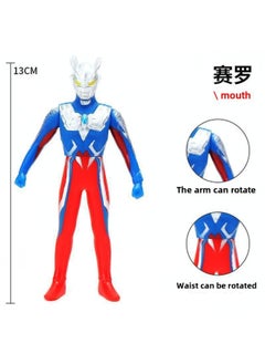 13CM Ultraman Soft Plastic Tiga Style Maltos Galaxy Zero Tiga Superman Children's Hot Toys Wholesale-Color:10, Cero