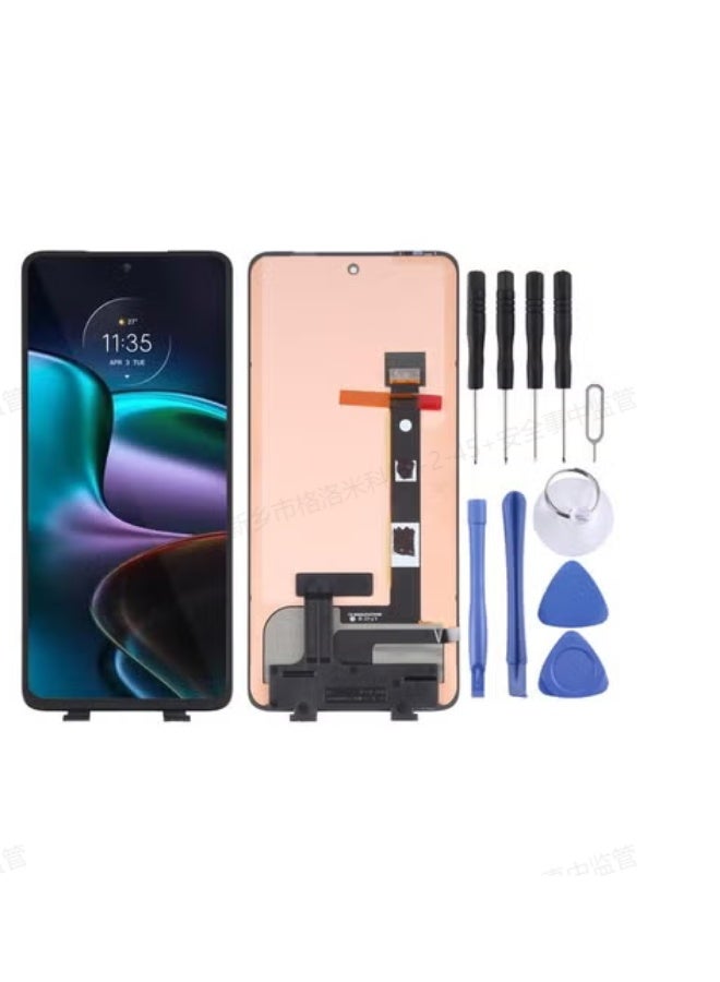 استبدال ل موتورولا موتو حافة 30 الأصلي AMOLED شاشة LCD مع الرقمية التجميع الكامل