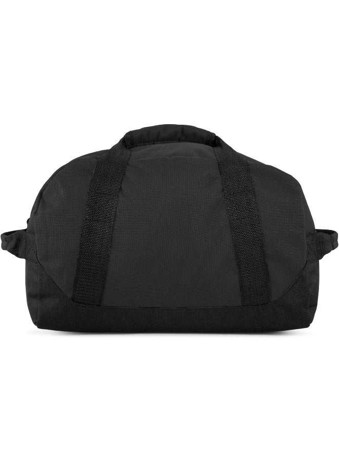 DALIX DALIX 14" Small Duffle Bag Two Toned Gym Travel Bag (Black)  - Image 5