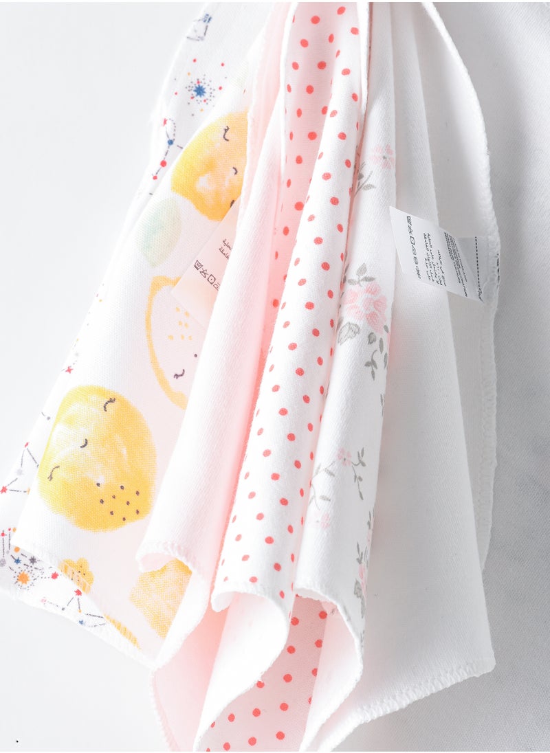 Tiny Hug Baby Washcloth Set of 6, Soft and Absorbent Washcloths for Newborns and Toddlers  - Image 3