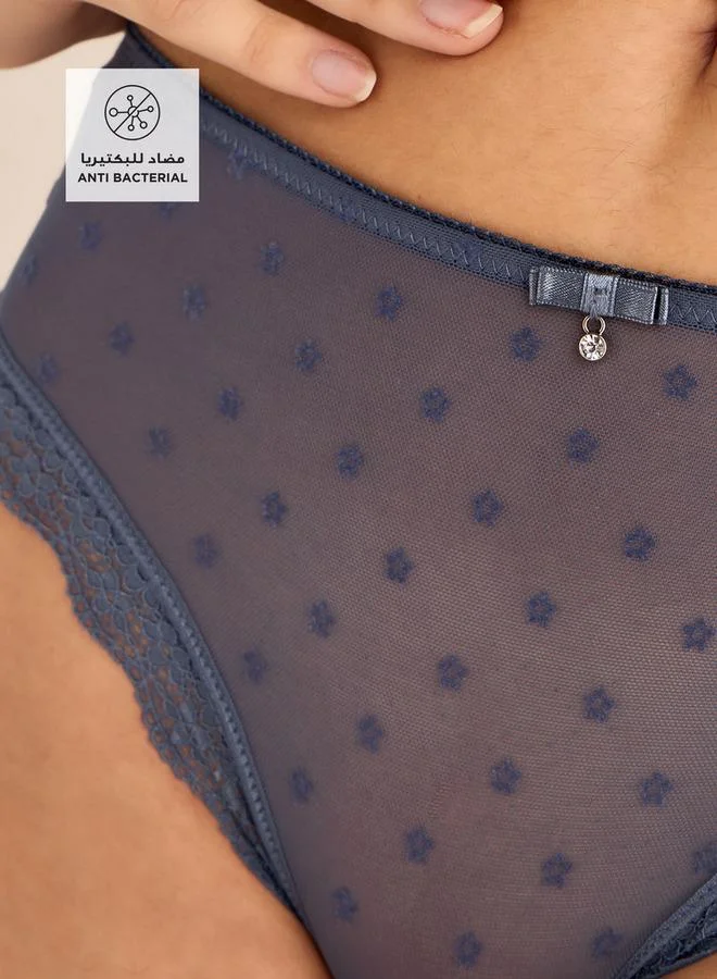 سبلاش فيڤ سراويل داخلية شبكية مزينة بالدانتيل