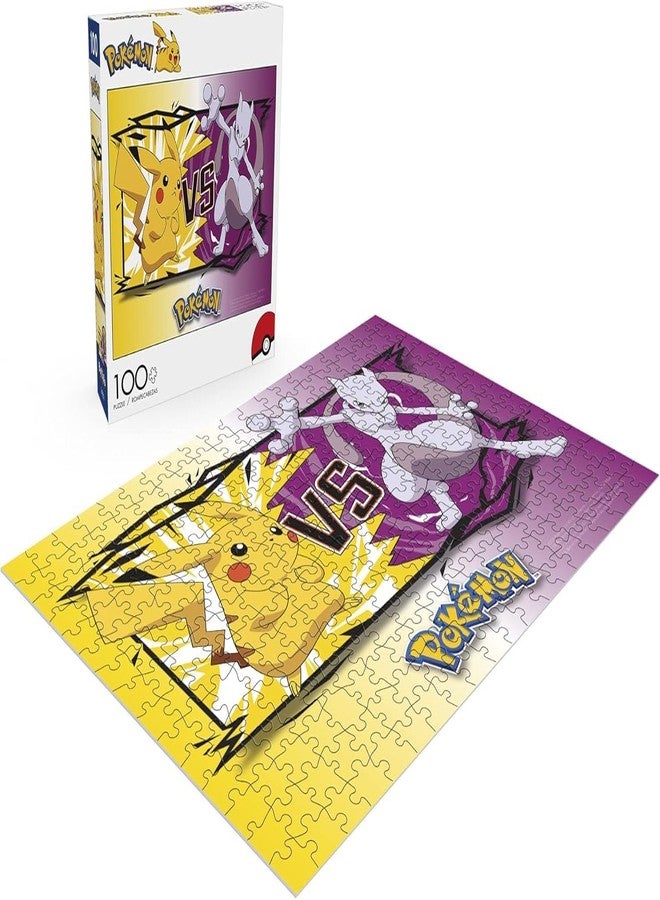 Buffalo Games - Pokemon - Versus - 100 Piece Jigsaw Puzzle for Families -Challenging Puzzle Perfect for Game Nights - Finished Size is 15.00 x 11.00 - Image 4