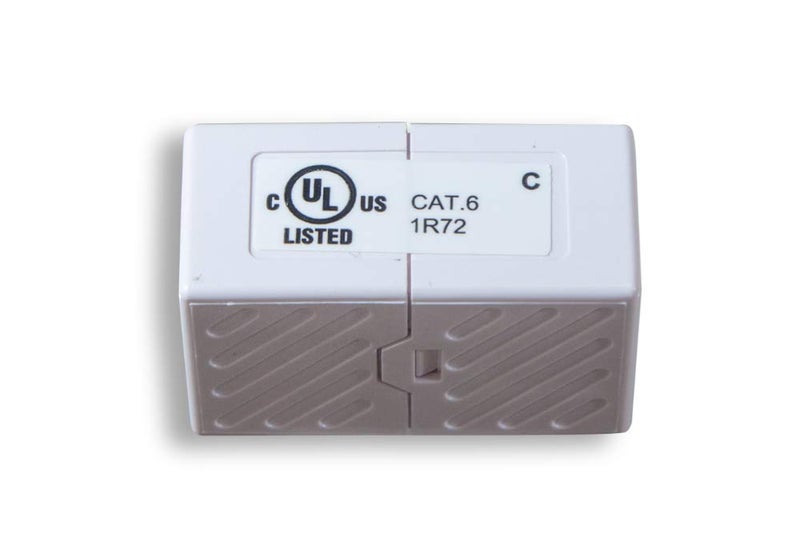Cablelera Inline Coupler Cat6, Female RJ45 to Female RJ45, White Color (ZNWN2766-WH) - Image 2