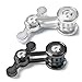 Chilvil Fidget Spinner for AdultsEaster Basket Stuffer Gift for Teen Boy Men Metal Silent Cool Gadgets Quiet Figette Office Desk Toy Anxiety Stress Calm Down Sensory Autism ADHD Valentines Day BlackSilver - Image 2